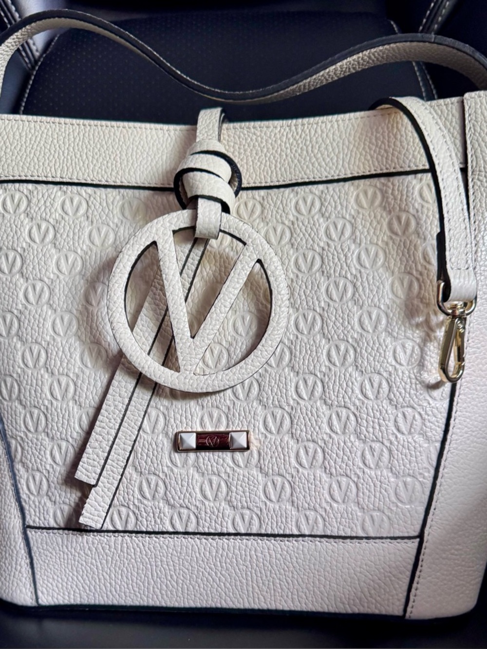 Valentino by Mario Valentino Callie Medallion Bucket Bag - Picture 3 of 8